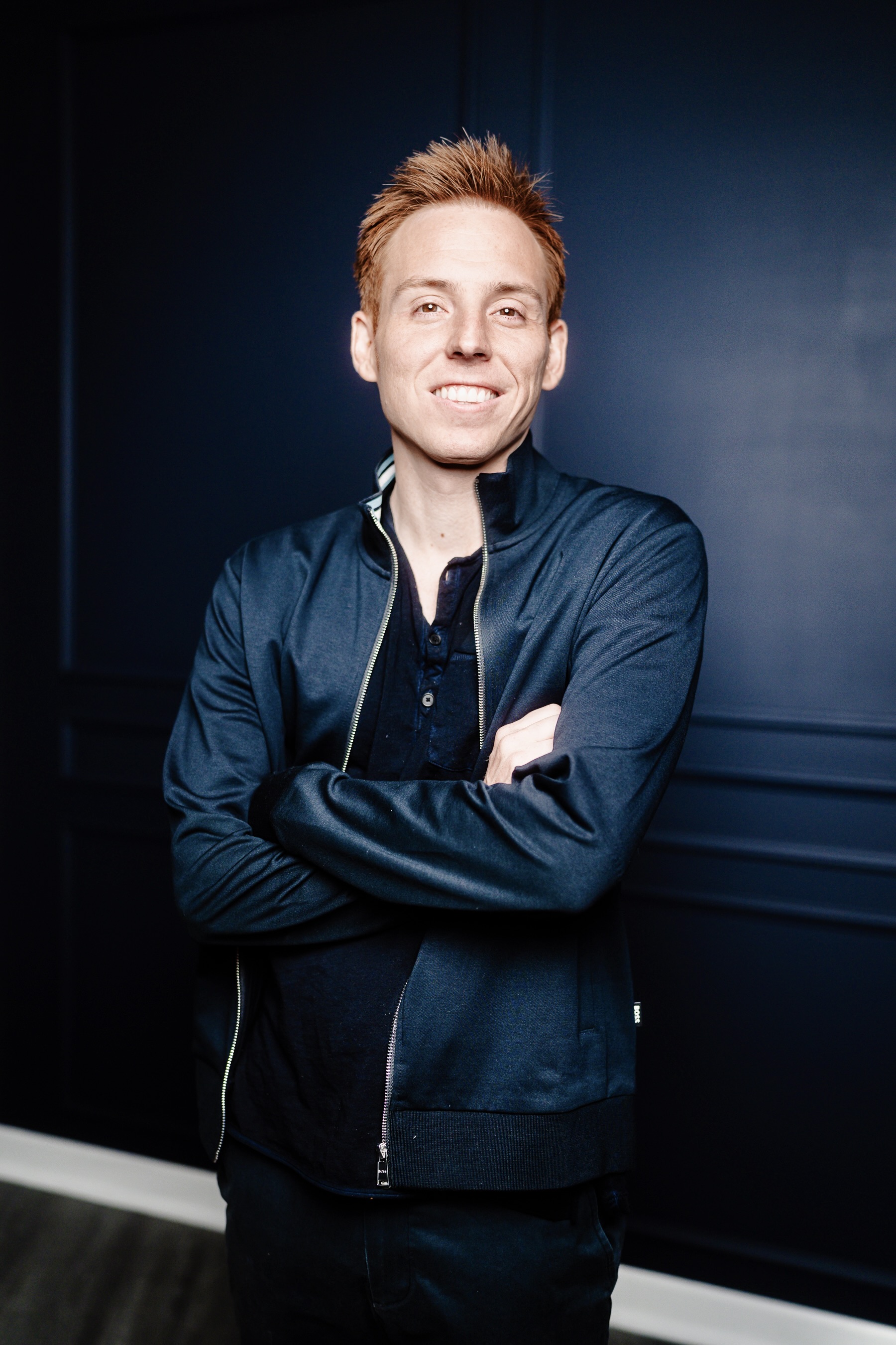 Alex in the studio